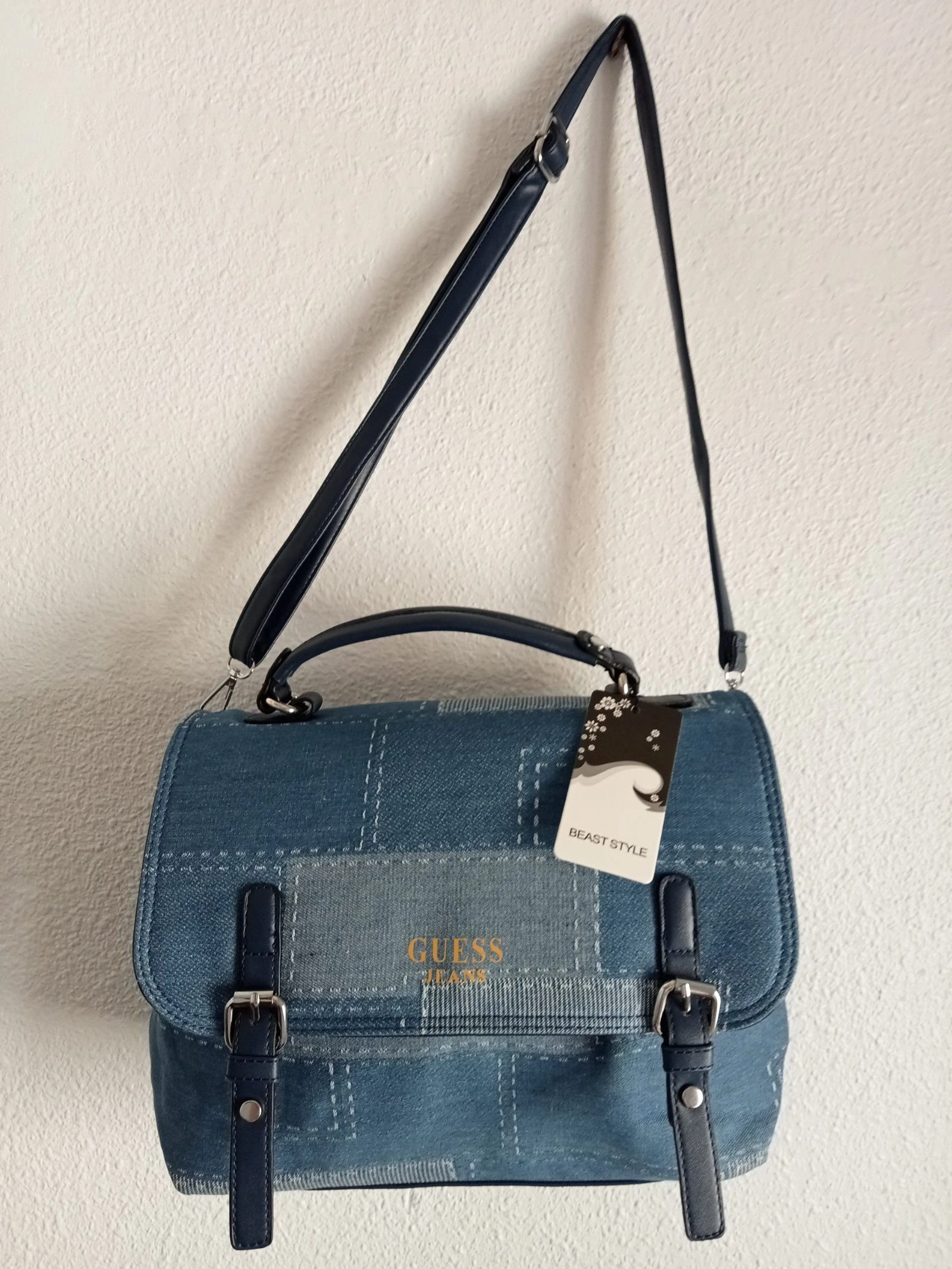 Bolso jeans tipo bandoleira – photo 6